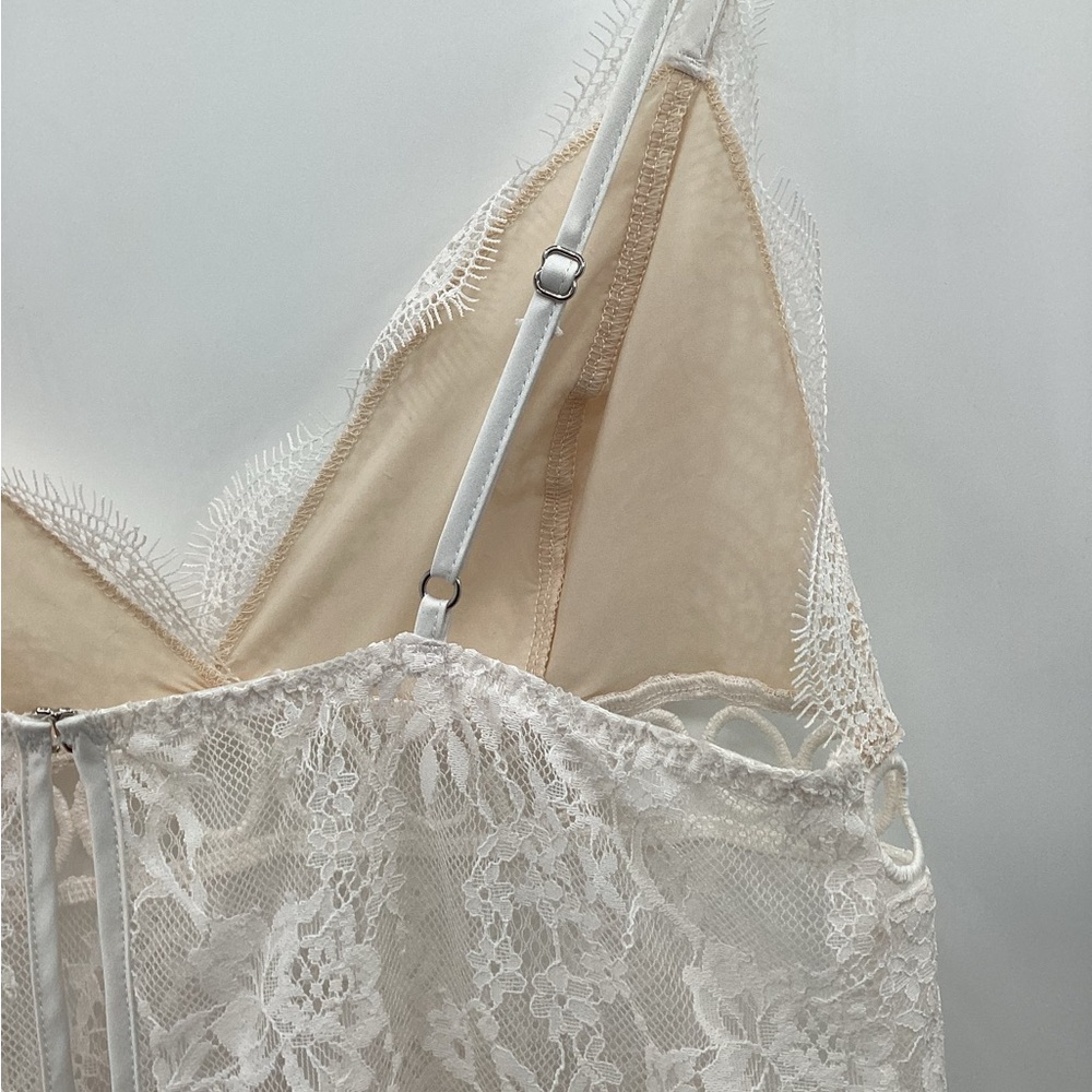 Victoria's Secret Ivory Lace Lingerie Slip Dress - Picture 7 of 15
